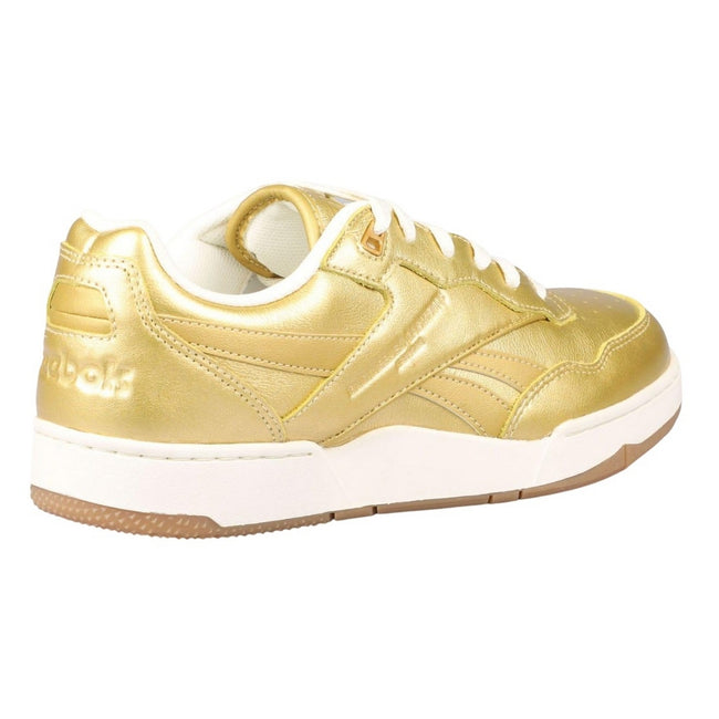 Gold - Side - Reebok Unisex Adult BB 4000 II Leather Trainers
