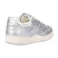 Silver - Side - Reebok Unisex Adult BB 4000 II Metallic Leather Trainers
