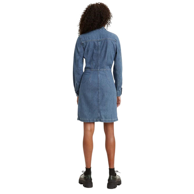 Denim - Back - Levis Womens-Ladies Ellie Denim Dress