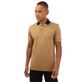 Beige - Front - Boss Mens Phillipson 116 Polo Shirt