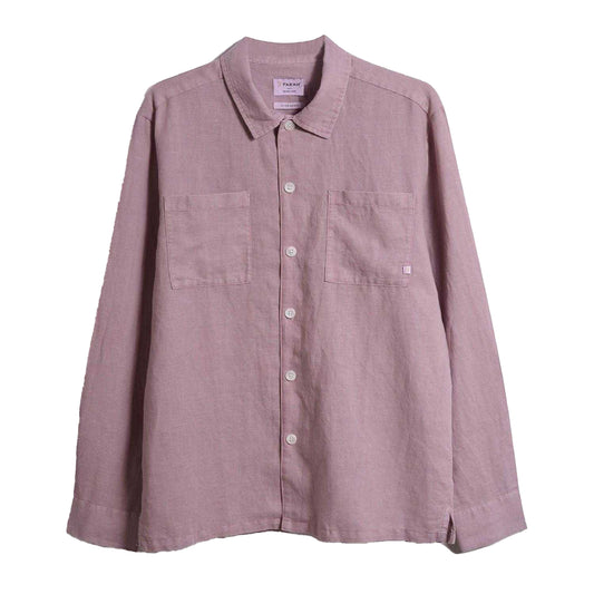 Pink - Front - Farah Mens Nelson Slub Shirt
