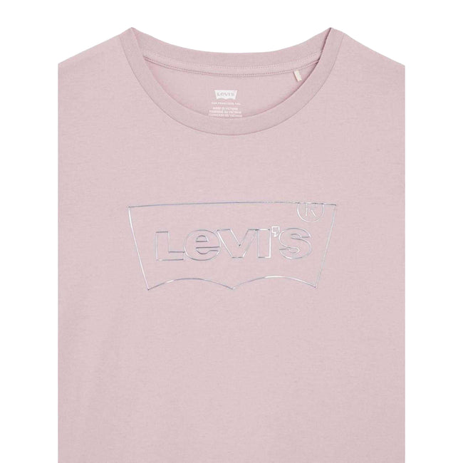 Lilac - Pack Shot - Levis Womens-Ladies The Perfect T-Shirt
