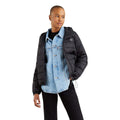 Black - Front - Levis Womens-Ladies Edie Packable Padded Jacket