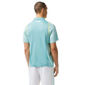 Light Blue - Back - Lacoste Mens Recycled Polyester Tennis Polo Shirt