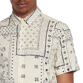Ecru - Back - Farah Mens All-Over Print Shirt