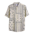 Ecru - Front - Farah Mens All-Over Print Shirt