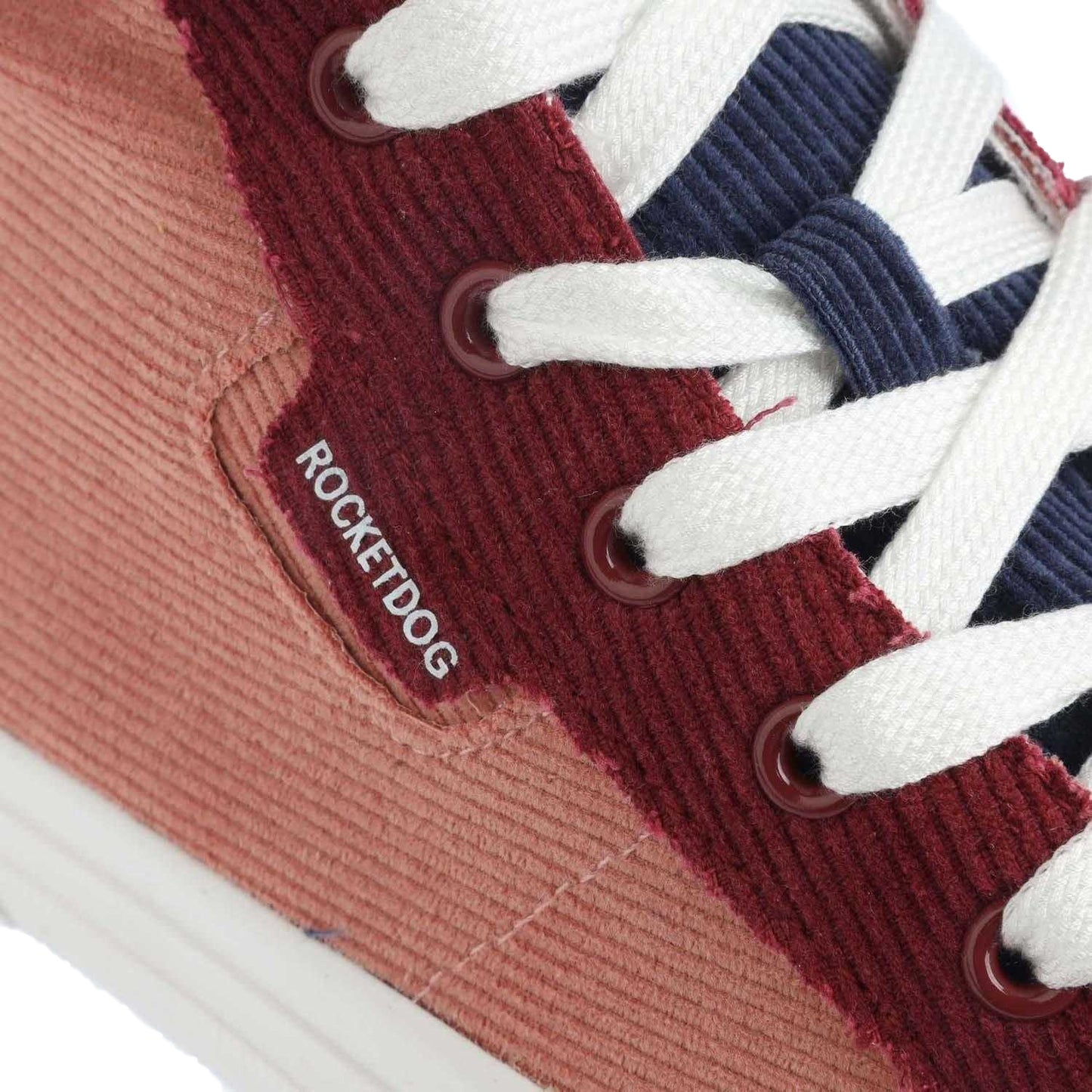 Multicoloured - Pack Shot - Rocket Dog Womens-Ladies Cheery Corduroy High-top Trainers