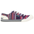 Multicoloured - Side - Rocket Dog Womens-Ladies Jazzin Aloe Stripe Trainers