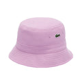 Pink - Front - Lacoste Logo Pique Bucket Hat