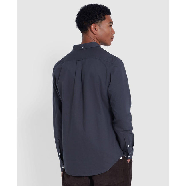 Grey - Front - Farah Mens Brewer Slim Shirt