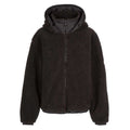 Black - Front - Trespass Womens-Ladies Burly Sherpa Fleece Jacket