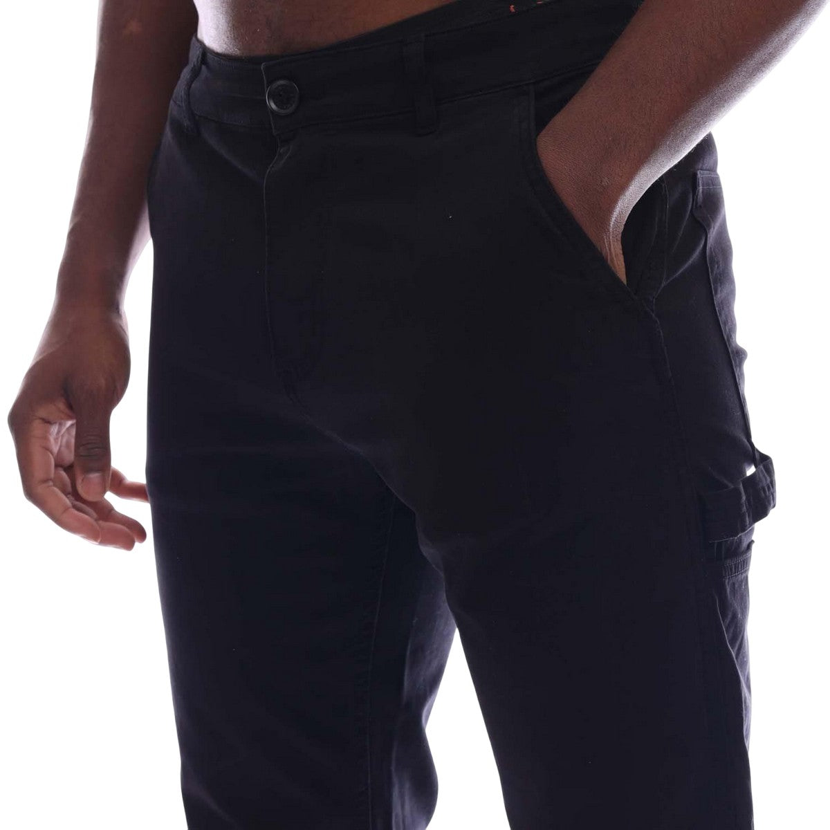 Black - Side - Armani Exchange Mens Trousers