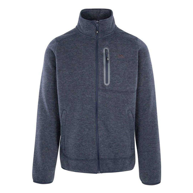 Navy - Front - Trespass Mens Farham Fleece Jacket
