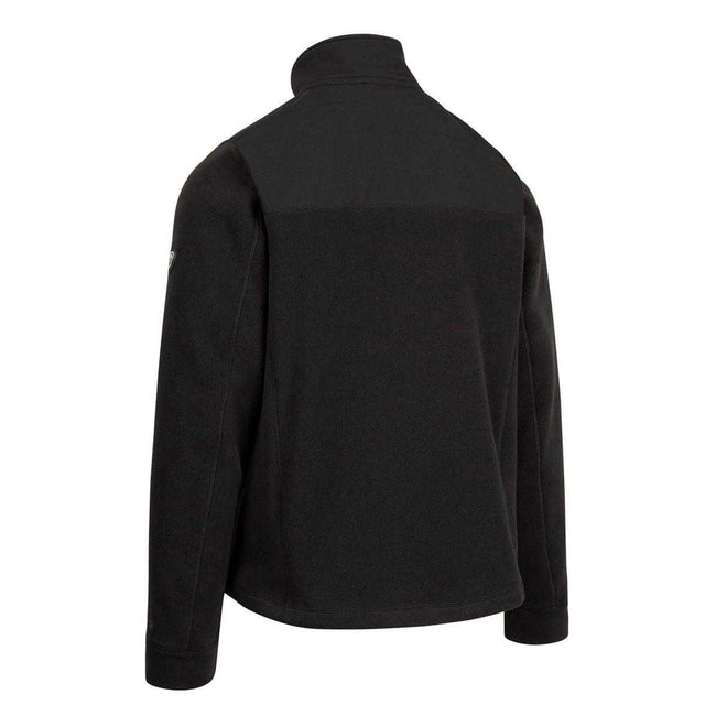Black - Back - Trespass Mens Cowesby Fleece Jacket