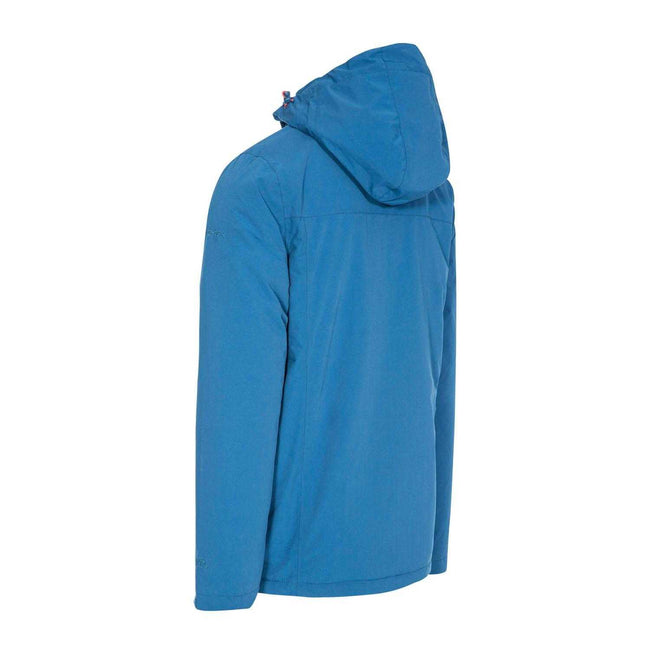 Indigo - Back - Trespass Mens Toffit Waterproof Jacket