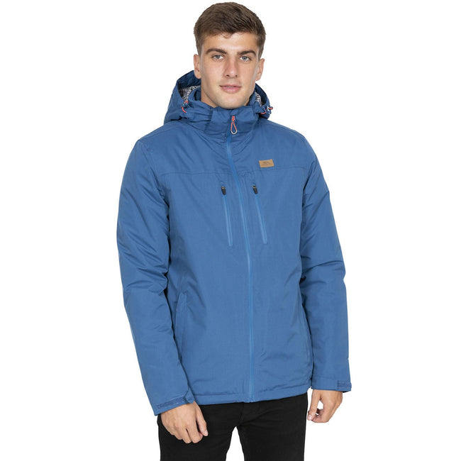 Indigo - Side - Trespass Mens Toffit Waterproof Jacket
