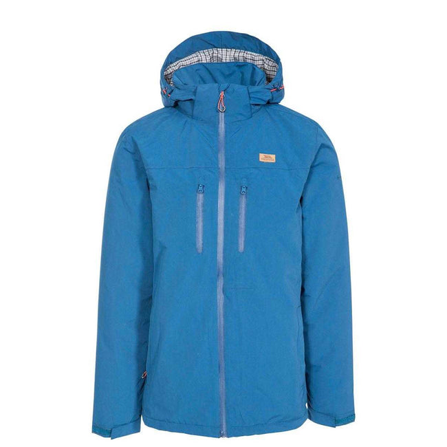 Indigo - Front - Trespass Mens Toffit Waterproof Jacket