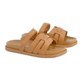 Camel - Front - Where´s That From Womens-Ladies Cut Out Sliders