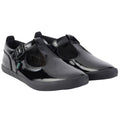 Black - Front - Kickers Womens-Ladies Patent Leather T-Bar Shoes