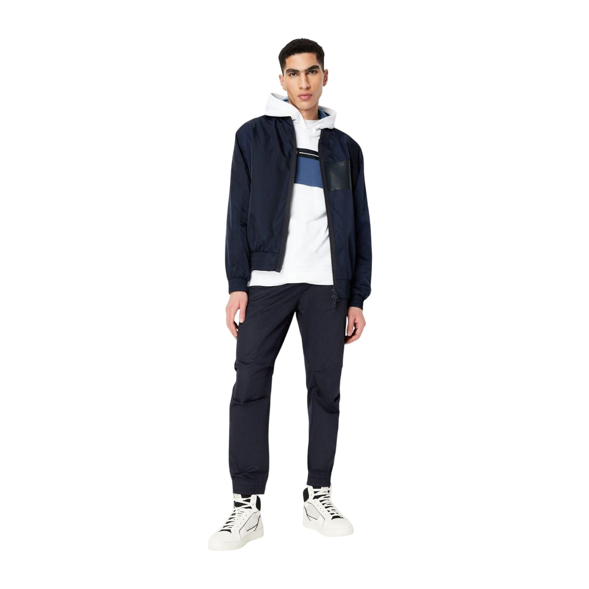 Navy - Pack Shot - Armani Exchange Mens Trousers