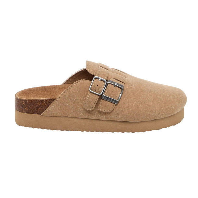 Taupe - Side - Rocket Dog Womens-Ladies Abel Plus Clogs