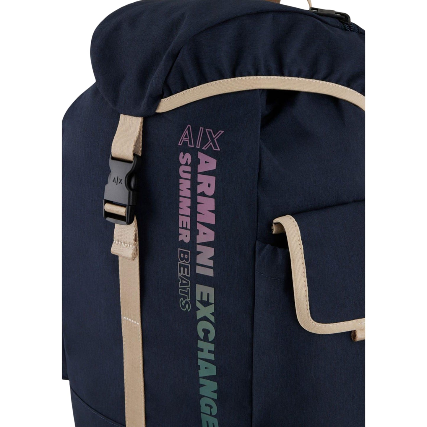 Navy - Lifestyle - Armani Exchange Logo Backpack