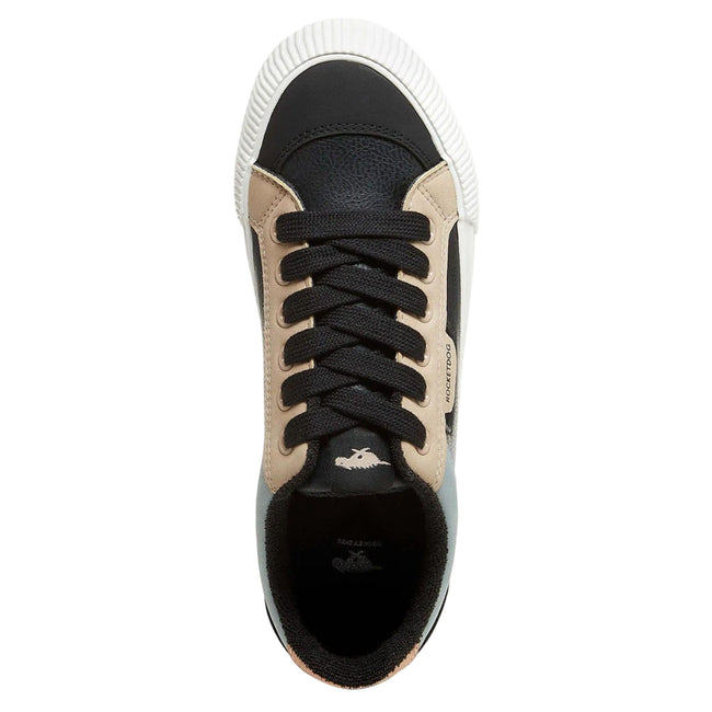 Black - Close up - Rocket Dog Womens-Ladies Cheery Colour Block Trainers