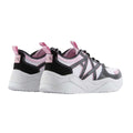 White-Black-Pink - Back - Armani Exchange Womens-Ladies Trainers