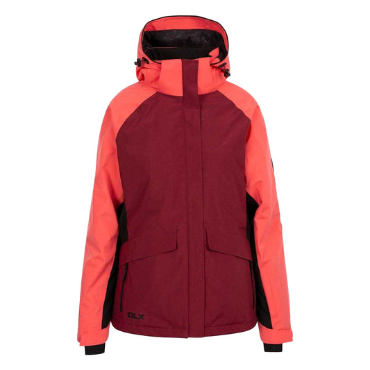 Red - Front - Trespass Womens-Ladies Ursula DLX Ski Jacket