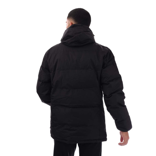 Black - Back - Trespass Mens Locked Padded Jacket