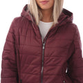 Purple - Side - Trespass Womens-Ladies Valerie Padded Jacket