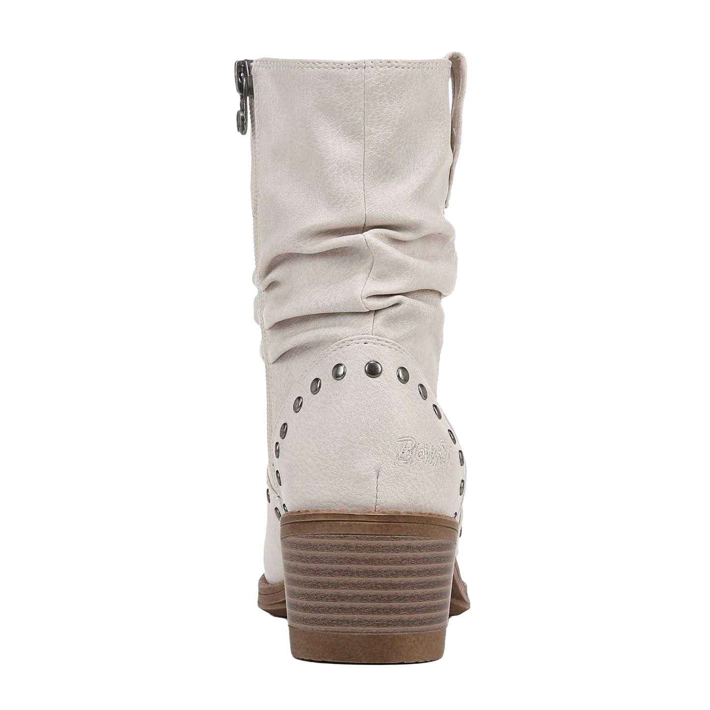 Off White - Close up - Blowfish Malibu Womens-Ladies Rebel Western Slouch Boots