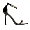 Black - Back - Where´s That From Womens-Ladies Strappy Stiletto Heel Sandals