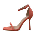 Pink - Back - Where´s That From Womens-Ladies Strappy Stiletto Heel Sandals