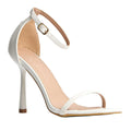 White - Front - Where´s That From Womens-Ladies Strappy Stiletto Heel Sandals