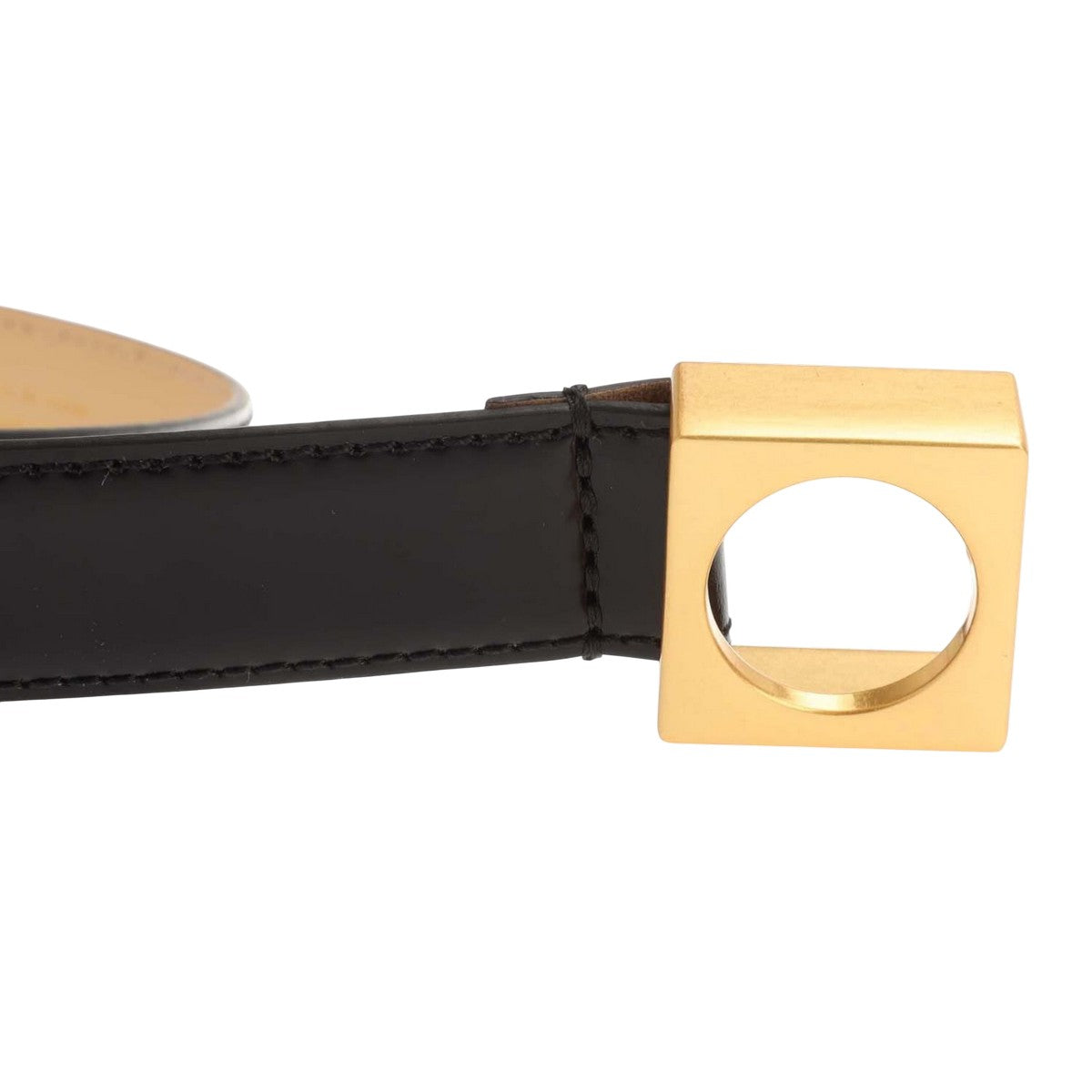 Black - Back - Emporio Armani Mens Cow Leather Belt