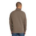 Grey - Back - Farah Mens Jim Quarter Zip Sweatshirt