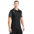 Black - Side - Puma Mens TeamGoal 23 Sideline Polo Shirt
