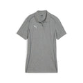 Grey - Front - Puma Mens TeamFINAL Casuals Polo Shirt