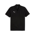 Black - Front - Puma Mens TeamFINAL Casuals Polo Shirt