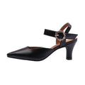 Black - Back - Where´s That From Womens-Ladies New Formal Mid Heel Sandals