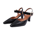 Black - Front - Where´s That From Womens-Ladies New Formal Mid Heel Sandals