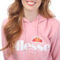 Dusky Pink - Side - Ellesse Womens-Ladies Memnon Hoodie