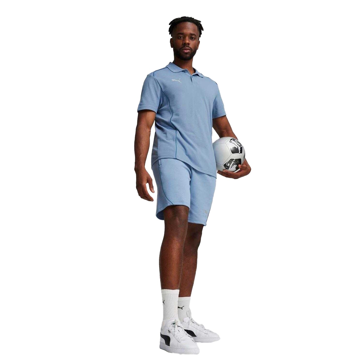 Blue - Pack Shot - Puma Mens TeamFinal Shorts