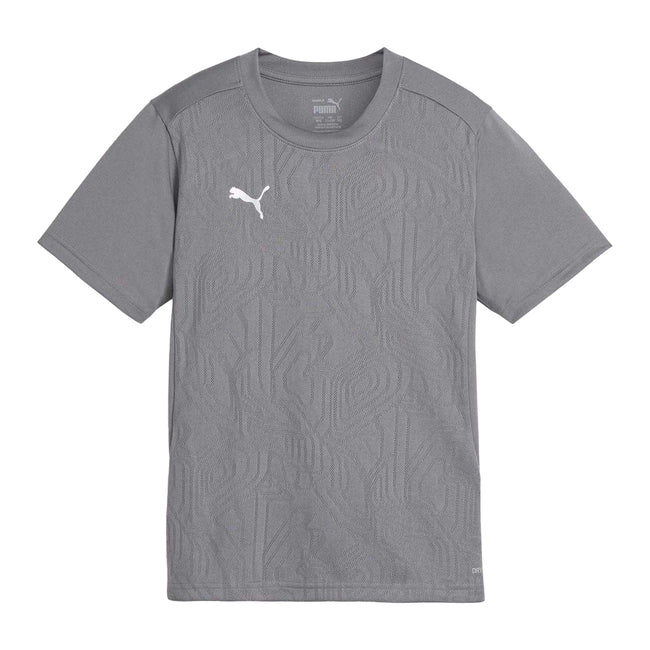 Grey - Front - Puma Childrens-Kids TeamFinal Training Jersey