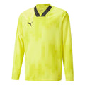 Yellow - Front - Puma Childrens-Kids Teamtarget Long-Sleeved Goalkeeper Jersey