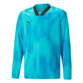 Blue - Front - Puma Childrens-Kids Teamtarget Long-Sleeved Goalkeeper Jersey