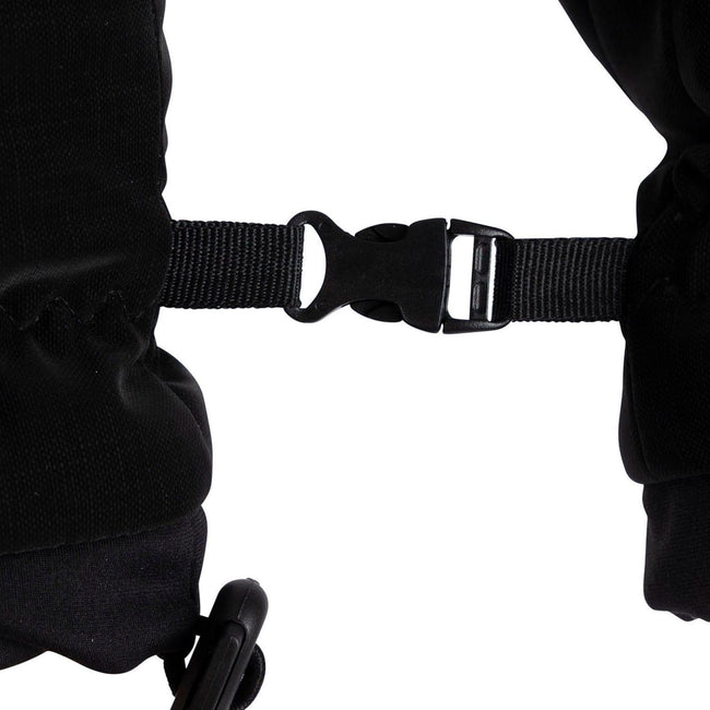 Black - Back - Trespass Unisex Adult Tista Ski Gloves