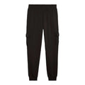 Black - Back - Puma Mens Fleece Small Logo Cargo Trousers