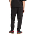 Black - Lifestyle - Puma Mens Fleece Small Logo Cargo Trousers